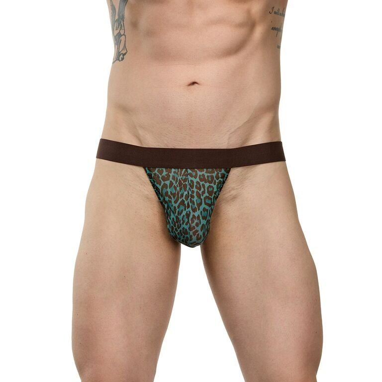 Transparan Leopar  Erkek Tanga ABM9537