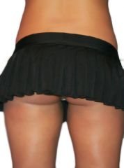 Beyaz Pliseli Mini Etek - White Mini Skirt 65661wht