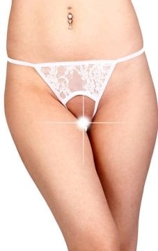 Özel Bölgesi Açık Beyaz Tanga ABM2565