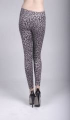 Animal Print Suede Tayt - Fantazi Tight ABM2571