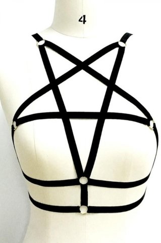 Seksi Göğüs Kafesli Harness ABM8586