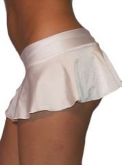 Koyu Mavi Volanlı Mini Etek - Mini Skirt 38109