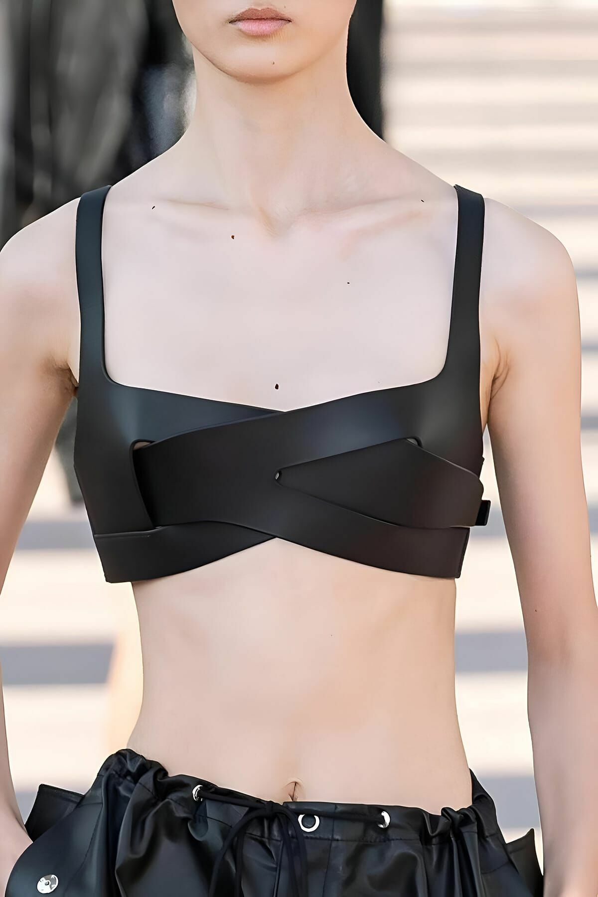 Deri Sütyen Göğüs Harness ABM9627