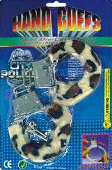 Leopar Desenli Fantezi Kelepçe ABM5658