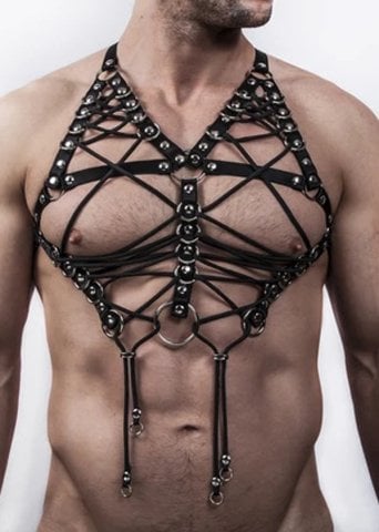 Seksi Erkek İç Giyim Lastik Harness ABM7658