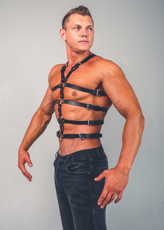 Erkek Fantazi Giyim Gay Harness ABM7674