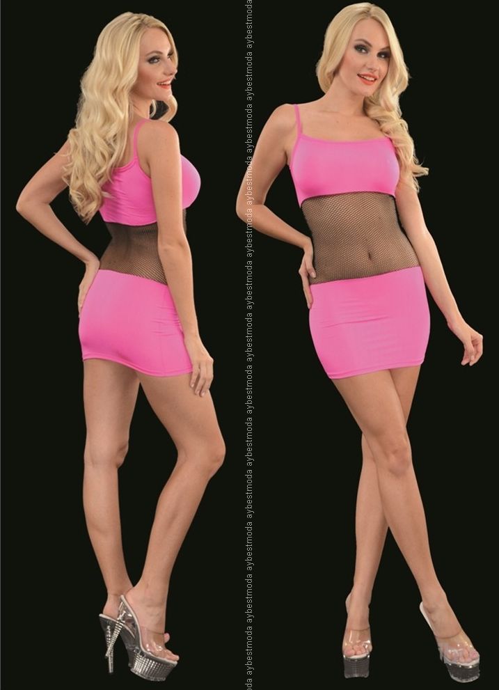 Seksi Fileli Fantazi Mini Elbise ABM2681