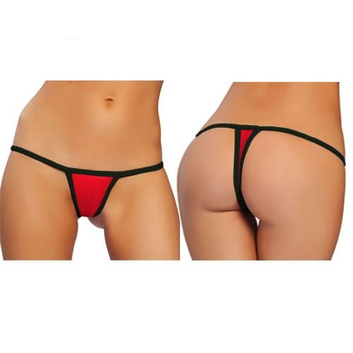 Low Rise Two Tone G-String ABM682