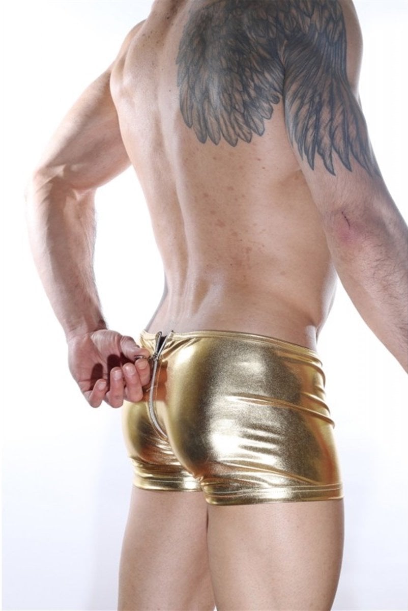 Gold Arkası Fermuarlı Boxer ABM7702
