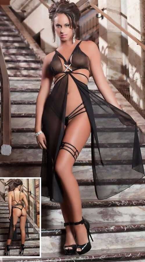 Transparan Fantazi Gecelik Takımı ABM2722