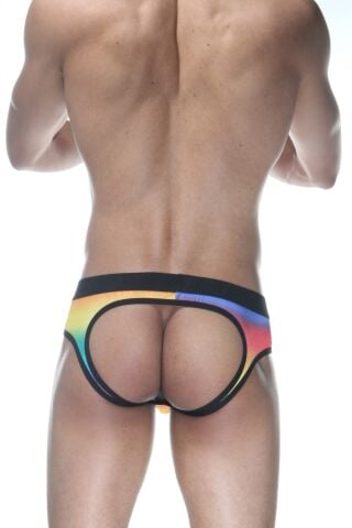 Renkli Fantezi Erkek İç Çamaşır Jockstrap ABM9737