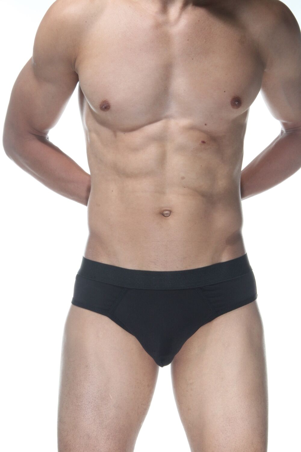 Siyah Fantezi Erkek İç Çamaşır Jockstrap ABM9747