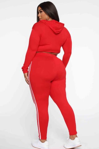 Penye Eşofman Pijama Takım Kırmızı ABM8779