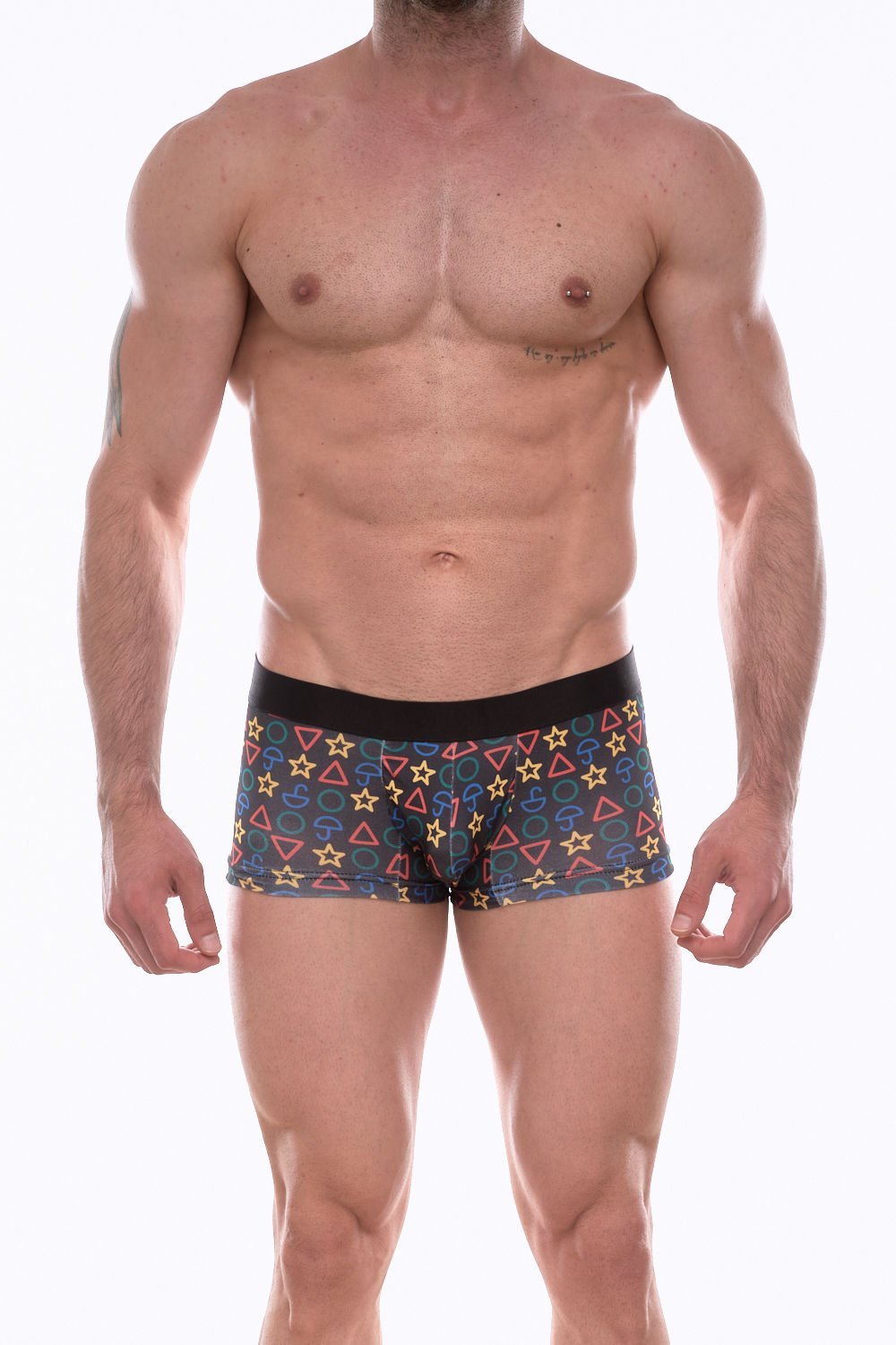 Desenli Fantezi Mini Erkek Boxer ABM9795