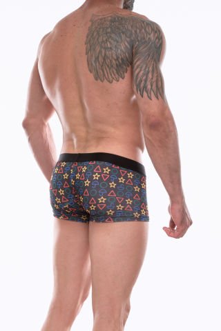 Desenli Fantezi Mini Erkek Boxer ABM9795