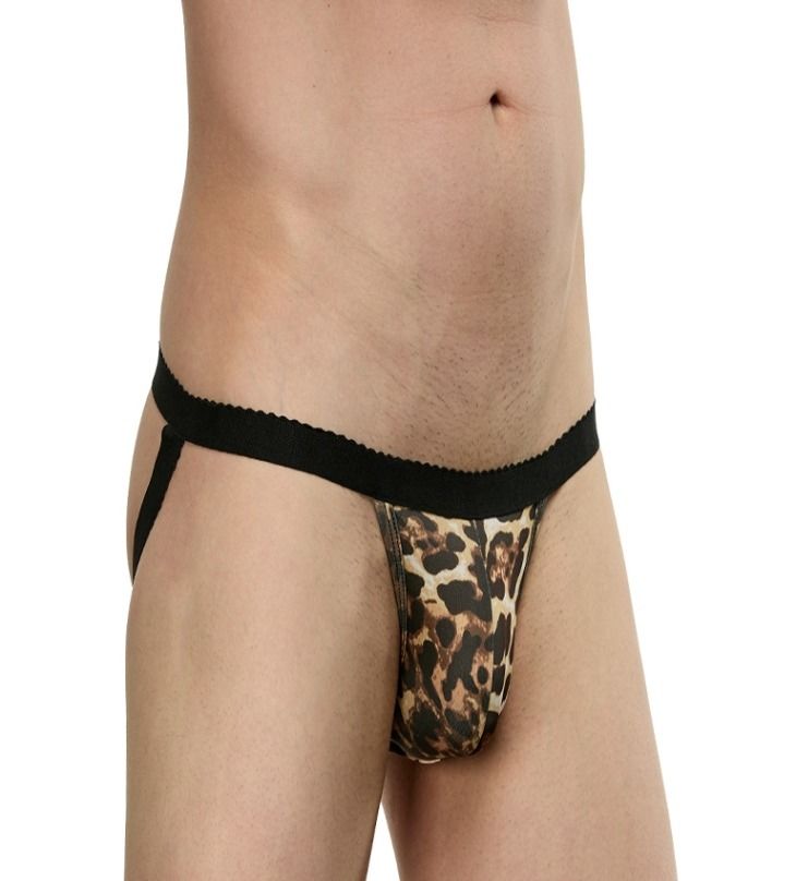 Leopar Erkek Jockstrap Süspansiyonlu String ABM8808