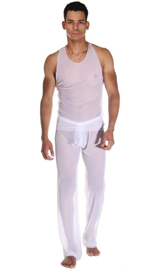 Erkek Transparan Pijama Takımı ABM7809