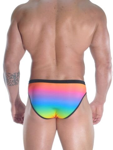 Gökkuşağı Desenli Erkek Slip ABM5853