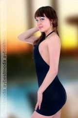 Göğsü Biye Dekolteli Seksi Mini Elbise ABM2874