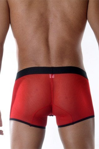 Kırmızı Şeffaf Erkek Boxer ABM5875