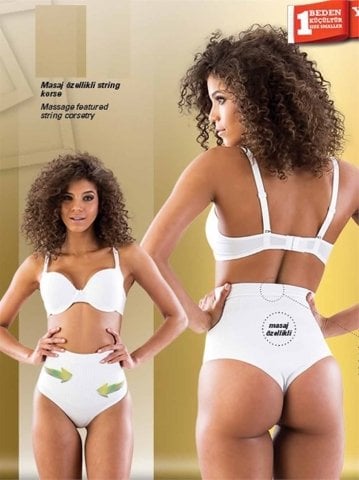 Seamless Masaj Özellikli String Korse ABM6888