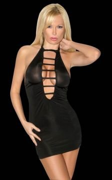 Özel Dekolteli Seksi Mini Elbise ABM902