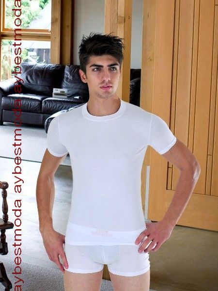 Cotton Fit Kesim Likra Vücudu Saran Atlet ABM2909