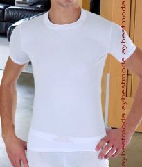 Cotton Fit Kesim Likra Vücudu Saran Atlet ABM2909