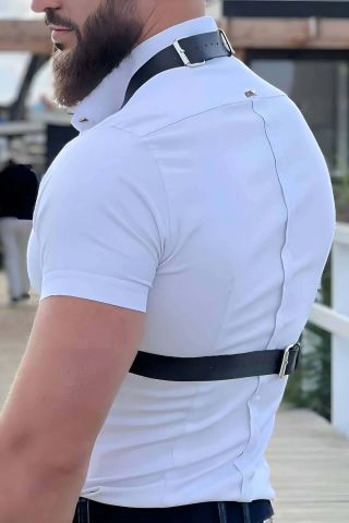 Deri Vücut Kemeri Erkek Harness ABM9951