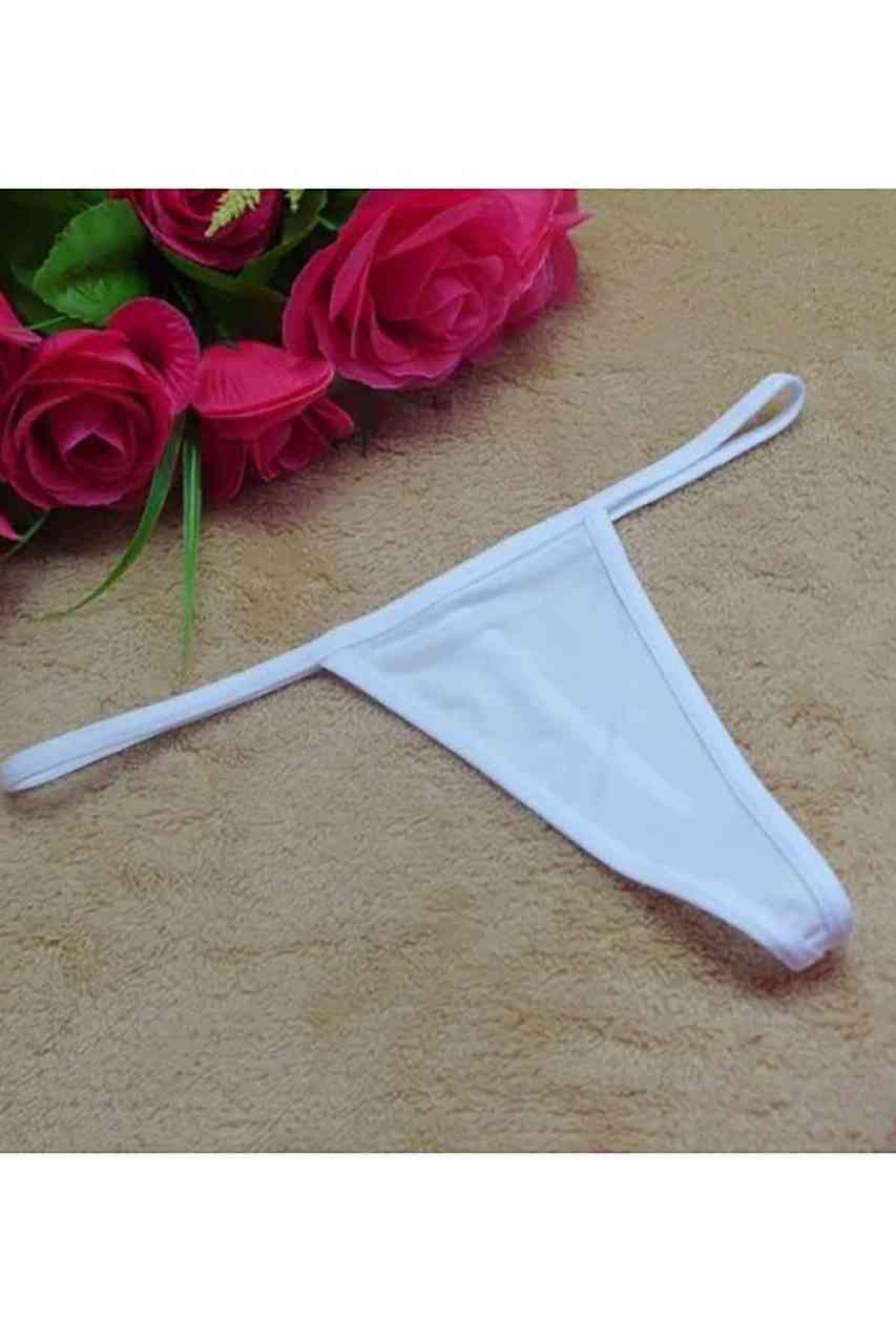 Beyaz Tül String ABM7982