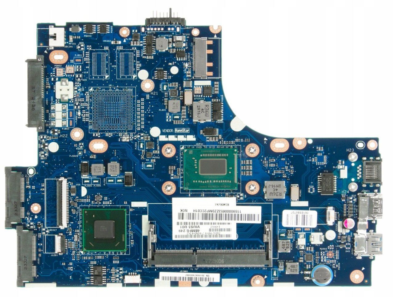 Lenovo S300 S400 Celeron 1037U İşlemcili On Board Notebook Anakart LA-8952P