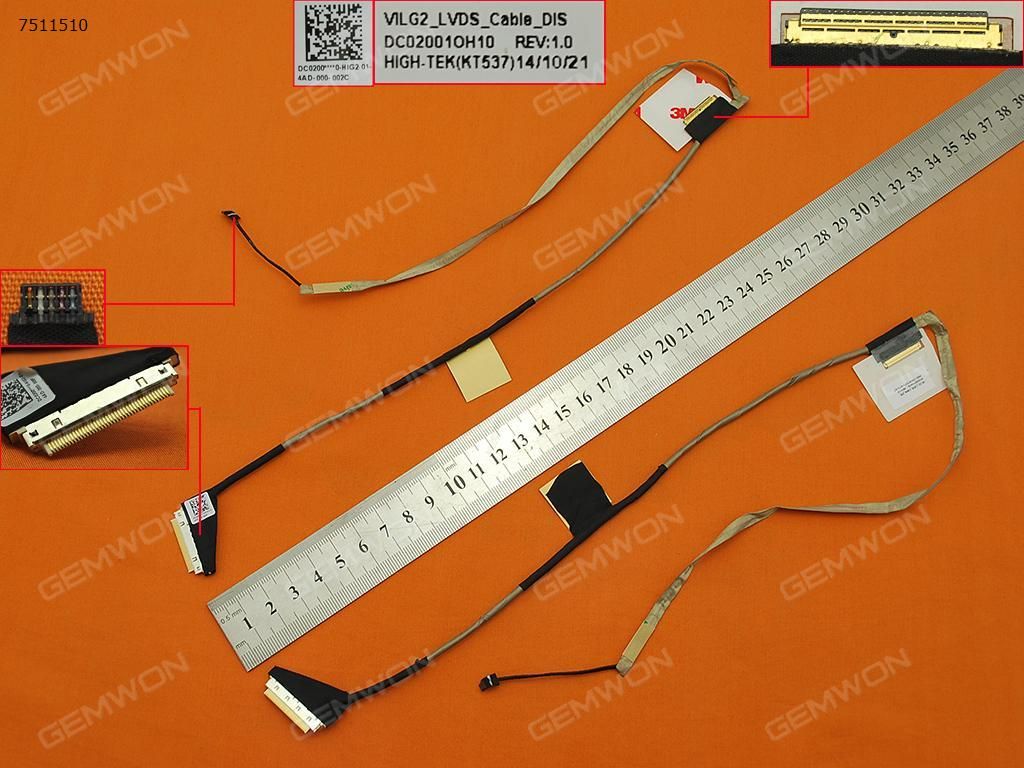 Packard Bell Te69 te69-cx te69-hw v5we2 v5wt2 z5we1  Dc02001oh10  Laptop Lcd Cable data kablo