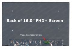 16.0 İnç 30pin 1920x1200 N160JCG-GT1, M73489-J61 60hz Lcd Panel Ekran
