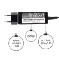 Lenovo  Orjinal 20v 3.25v 4.0.1.7 YOGA 710 510 Flex 4 IdeaPad 310 110 100 Adaptör Şarj Cihazı ADLX65CDGU2A ADLX65CCGU2A,01FR137 ADLX65CDGG2A ADLX65CLGU2A ADLX65CLGK2A PA-1650-20LK ADLX45NCCA ADLX65CDGE2A ADLX65CCGA2A, ADLX65CCGE2A ADL45WCG pa-1450-55lu