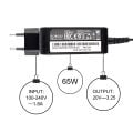 Lenovo  Orjinal 20v 3.25v 4.0.1.7 YOGA 710 510 Flex 4 IdeaPad 310 110 100 Adaptör Şarj Cihazı ADLX65CDGU2A ADLX65CCGU2A,01FR137 ADLX65CDGG2A ADLX65CLGU2A ADLX65CLGK2A PA-1650-20LK ADLX45NCCA ADLX65CDGE2A ADLX65CCGA2A, ADLX65CCGE2A ADL45WCG pa-1450-55lu