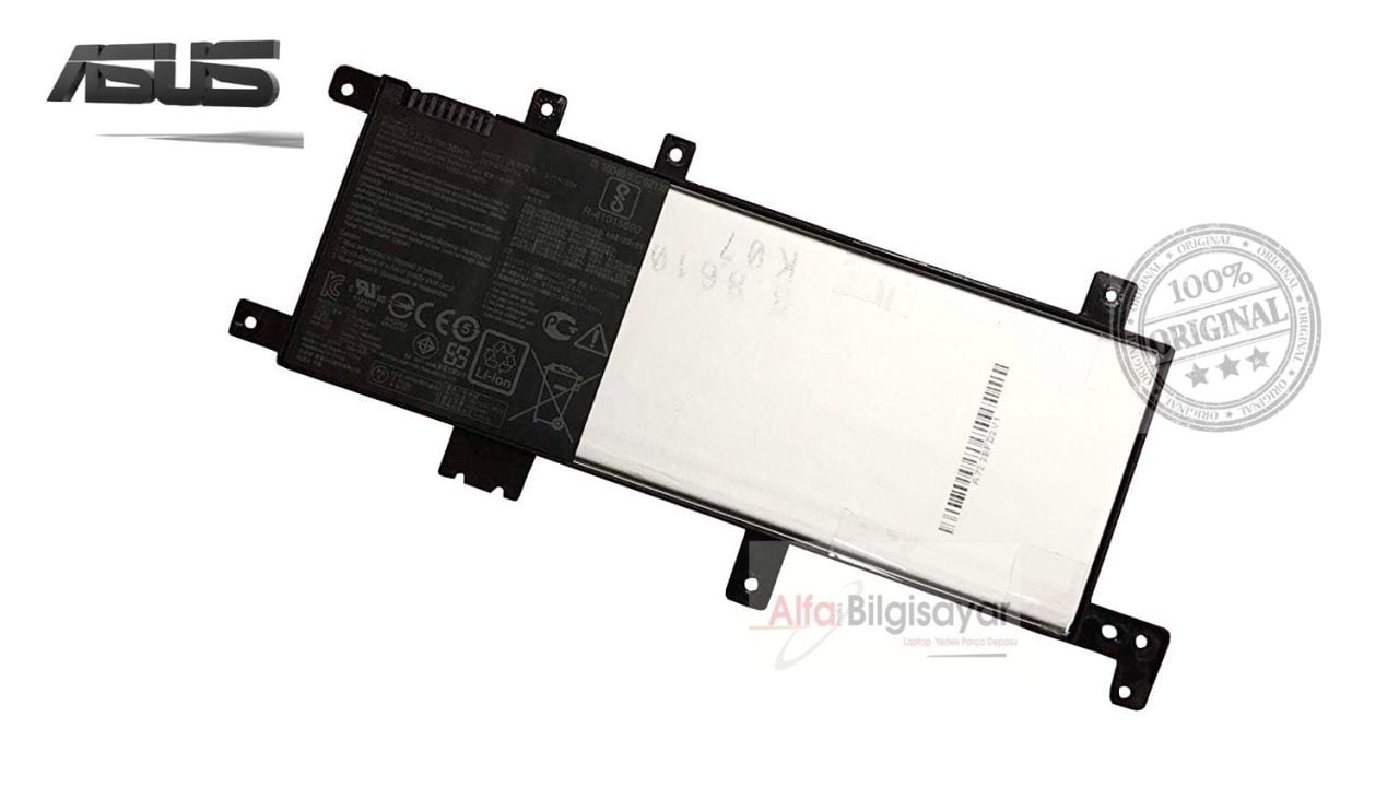Asus Orjinal vivobook X542  X542BA, X542BP, X542UN, X542UA   X542UQ, X542UF, X542UR  C21N1634  - 2ICP4/59/134 Vivobook R542UR, R542UF   R542UN, R542UQ Batarya Asus Pili
