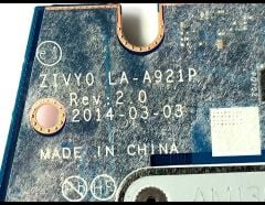 Lenovo Yoga 2-13 i3-4010U İşlemcili On board Notebook Anakart LA-A921P