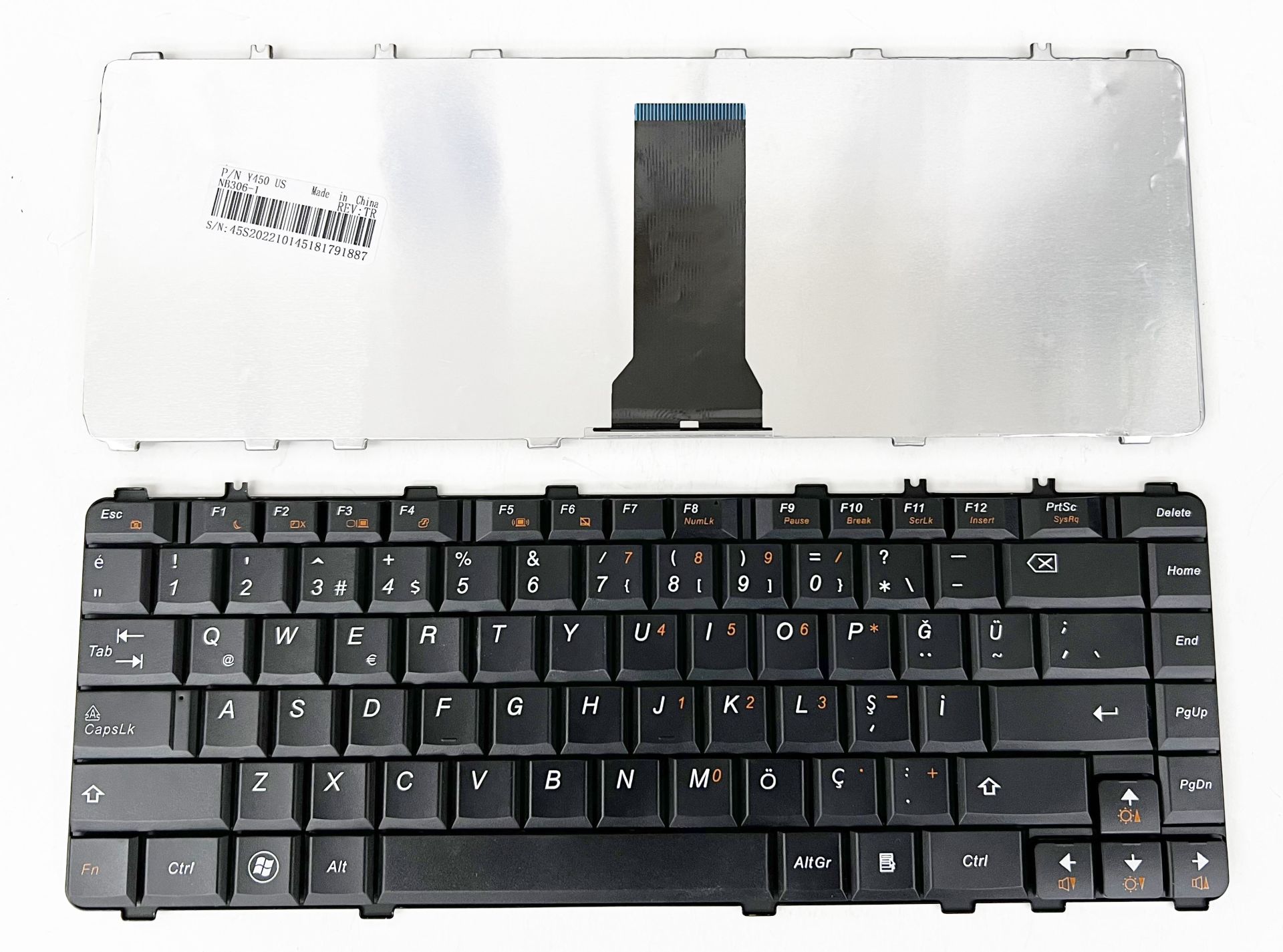 Lenovo Siyah Y550 Y560 Y560p Y450 B460 Y460 y460p V460 Y550a Y560 Y560p Klavye TuşTakımı Q-Türkçe