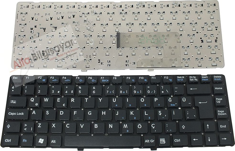 SONY VAIO VGN-NW VGN NW PCG-7171M PCG-7181M Klavye Tuş Takımı Siyah Renk