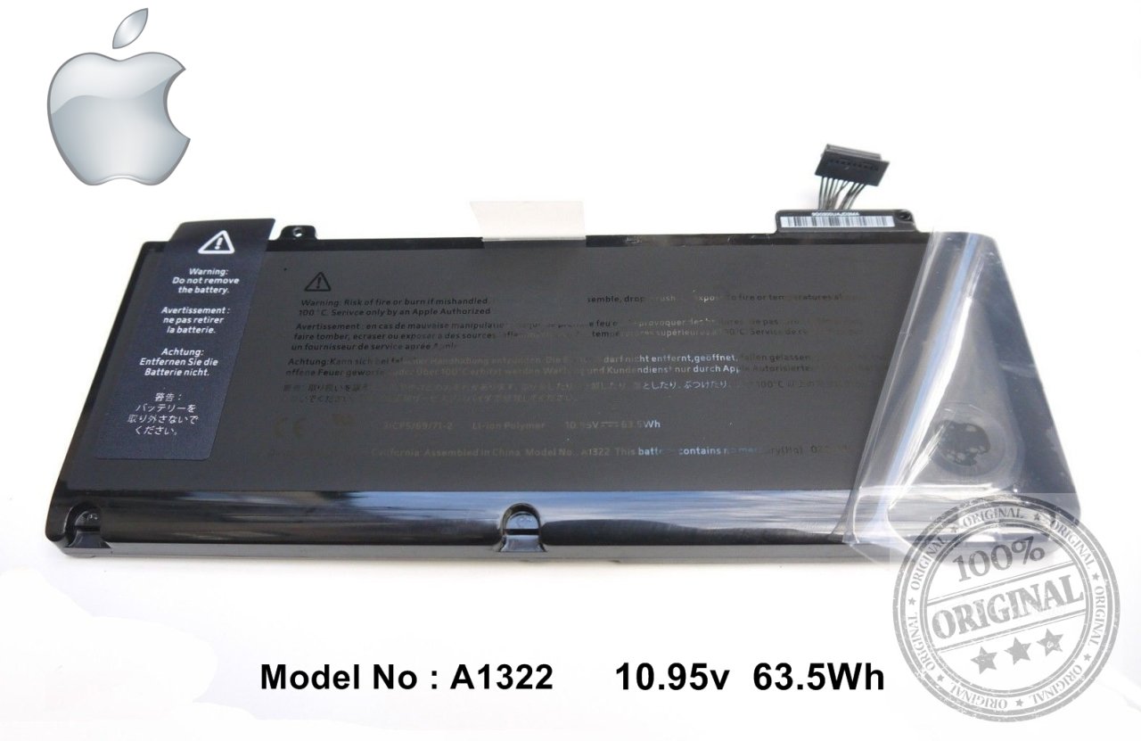 Orjınal Apple Macbook A1322 A1278 Laptop Battery for Apple Macbook Pro 13'' 2009 2010 2011 2012 2013 2014  batarya pil A++ 10.8v 4400mah