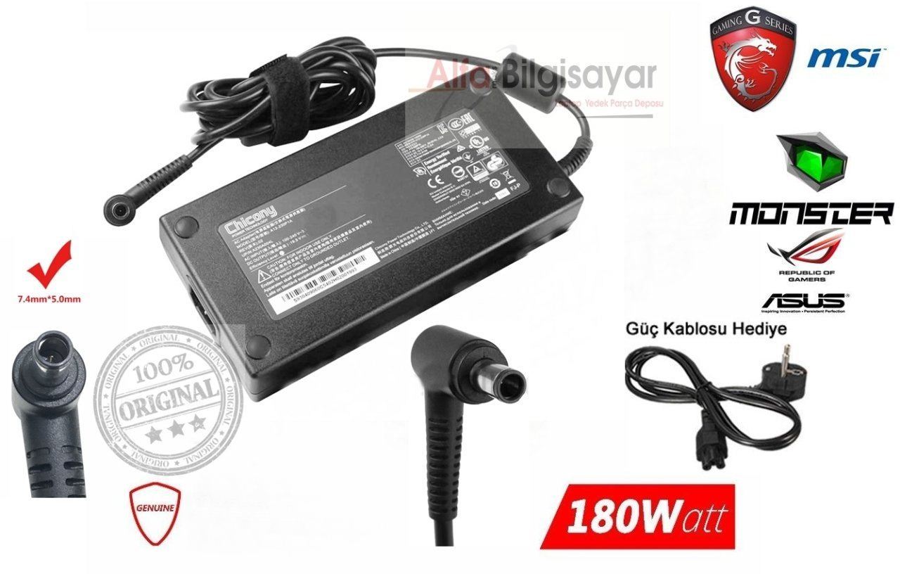Chicony 180w 19v 9.5A  7.4*5.0mm İğne uç  Adaptor Şarj Aleti