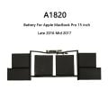 MacBook Pro Orjınal 15'' A1820 A1707 Touch Bar Late 2016 Mid 2017  EMC 3072, EMC3072 EMC 3162 EMC3162, 020-01728 MLH32LL/A MPTR2LL/A Batarya Pil