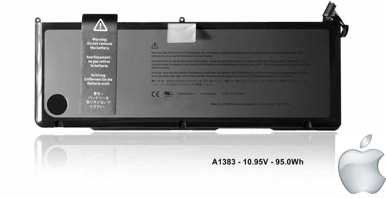 Apple MacBook Pro 17''  10.95V 95WH A1383 A1297 2011 MD311/A MC725/A 020-7149-A Batarya Pil