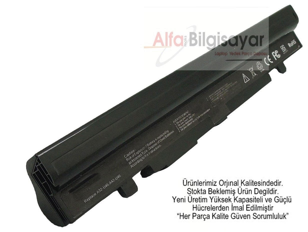 Asus U46 U46E U46J U46JC U46S U46SD U46SM U46SV U56E U56JC U56SV A32-U46 A41-U46 A42-U46  14.4v 4400 mah  65W 8cell Batarya pil A++