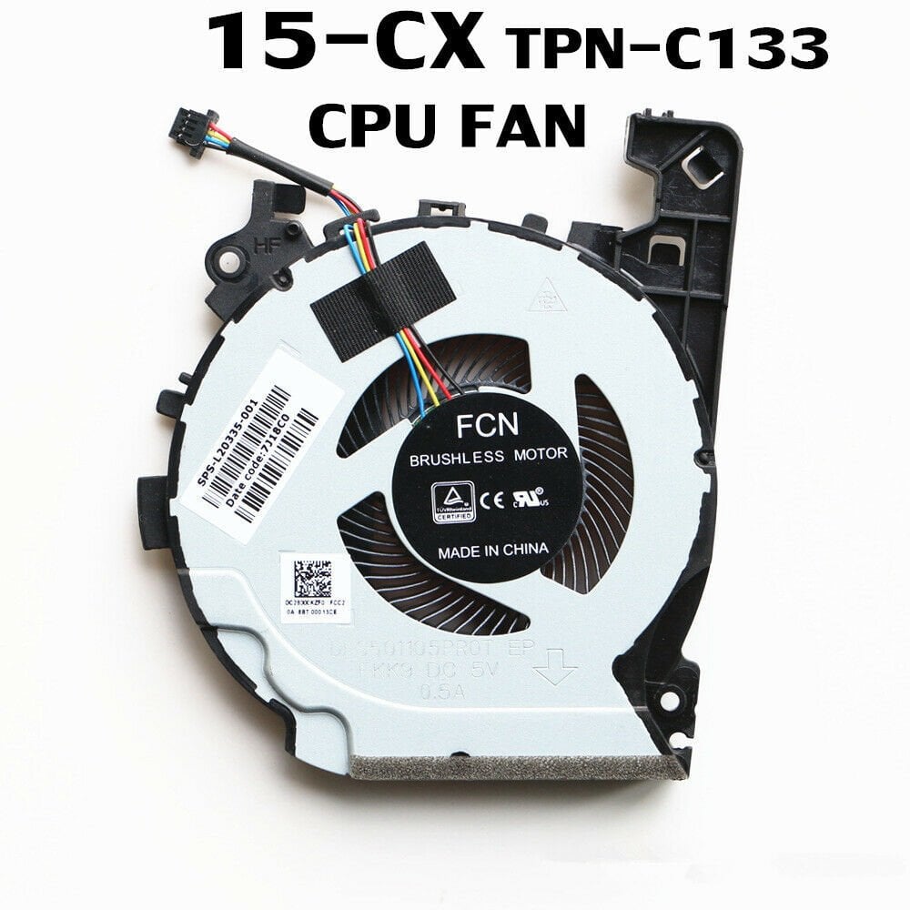 HP 15-CX Serisi CPU  Fan L20334-001 TPN-C133 CPU işlemci Fan