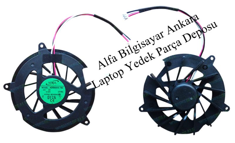 Hp Pavilion DV5000 İntel,  407862-001, 409073-001, 414226-001, 418409-001, XY86, AD5805HX-TB3, DFB601005M20T, Hp dv5000, dv8000 Fan, Compaq C300, C500 Fan, Soğutucu