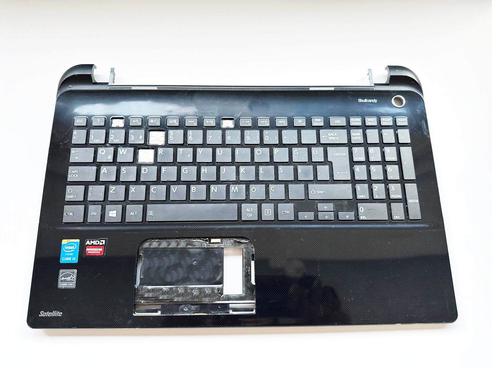 Toshiba Satellite L50-B L55-B L55D-B L55T-B L50D-B  Üst Kasa Top Case Klavye Kasası palmrest  2.el Sorunsuz