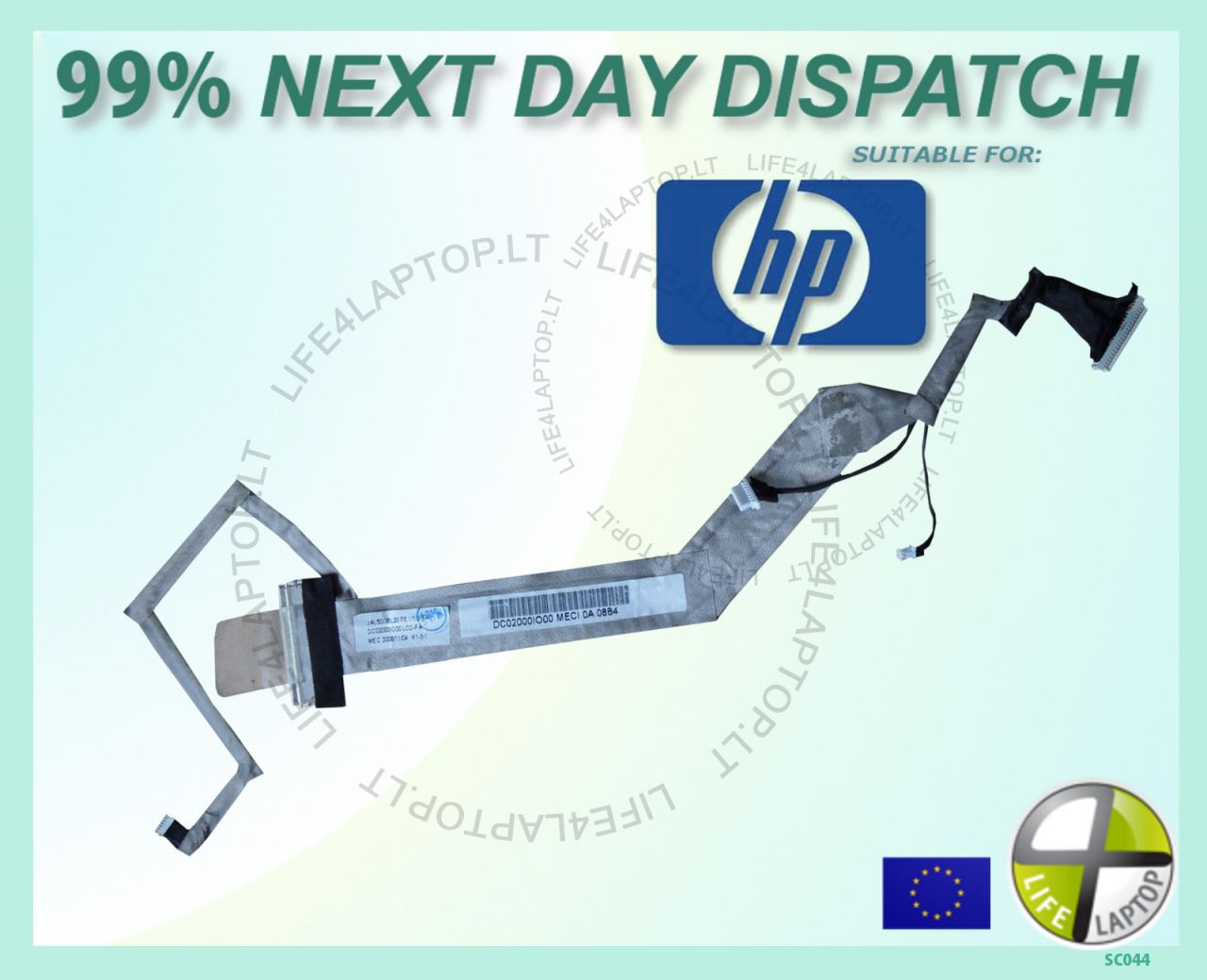 Hp Pavilion Dv4 , Cq40 Cq45 DC02000IO00 JAL/50JBL20 Lcd Data Flex Kablo