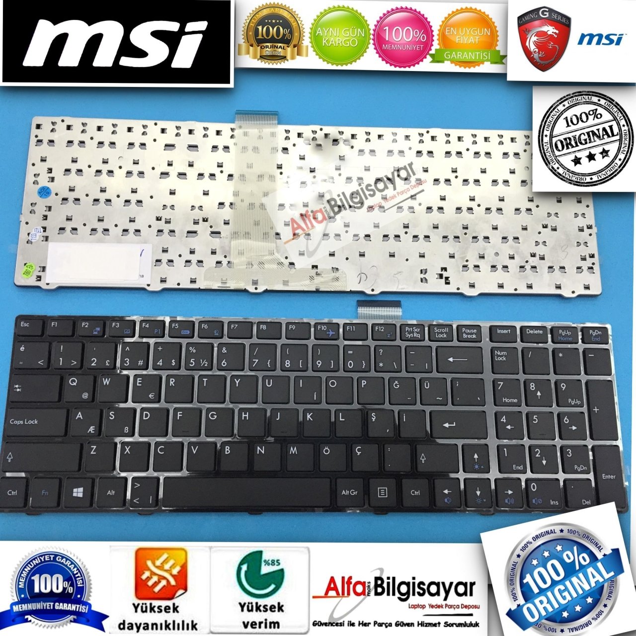 Exper Ms-1688 Ms1688 Serisi  klavye tuş takımı Q-Türkçe