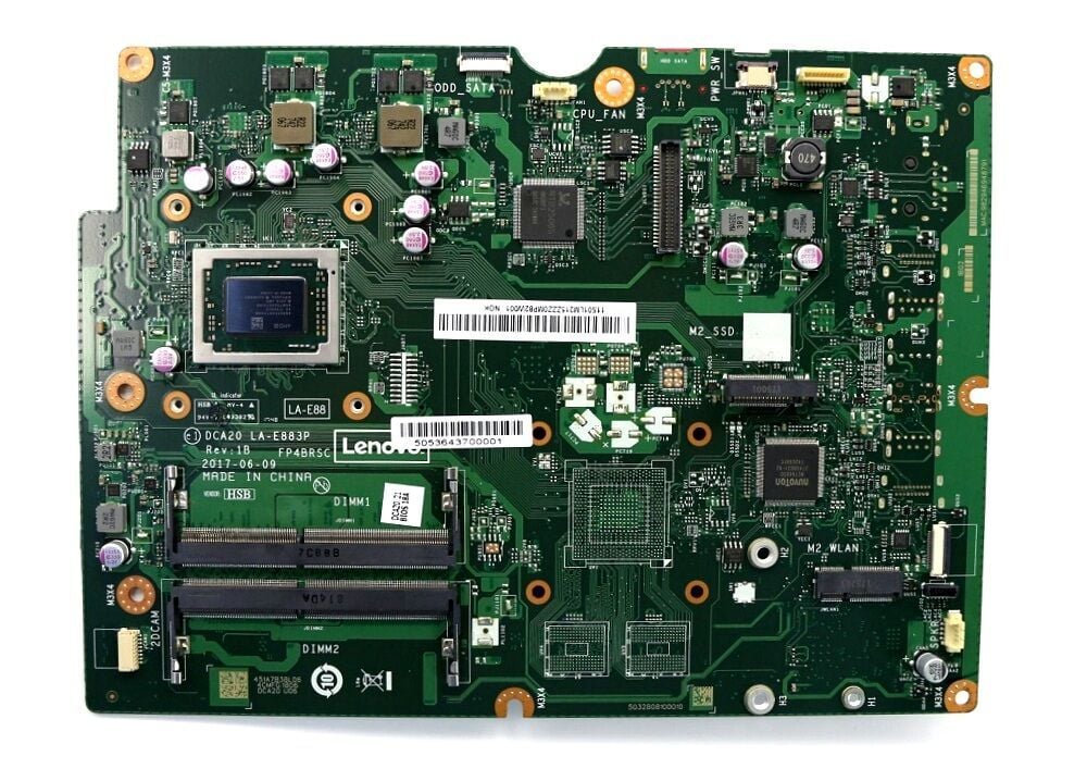 Orijinal Lenovo 01LM215 DCA20 LA-E883P A10-9620P AM962PADY44AB All in One On Board Anakart